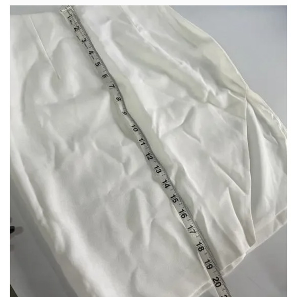 REVOLVE NBD Skirt Women X Small White Glam Cutout Straight Solid Zip Pencil Mini - Picture 8 of 9